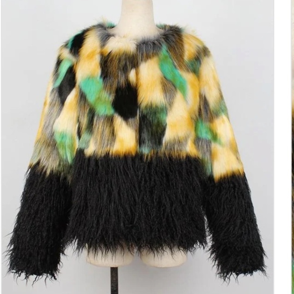 New faux fur jacket - Picture 2 of 7